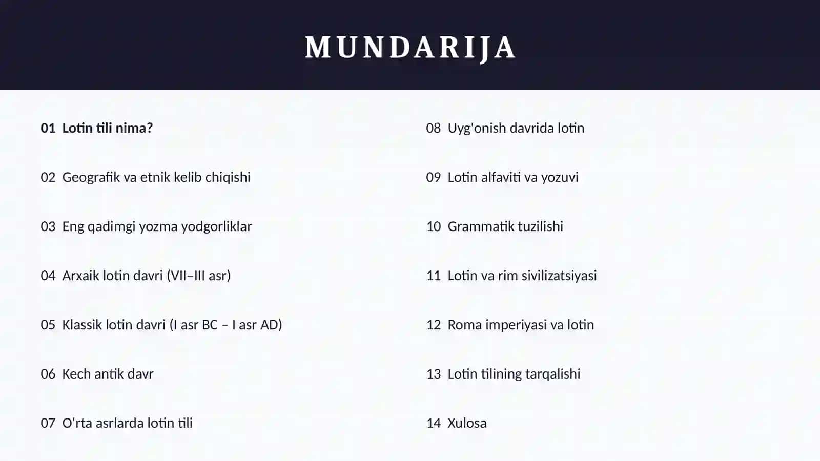 Mustaqil ish 2