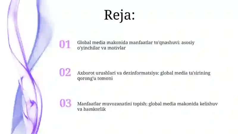 Jahon media makonida manfaatlar toqnashuvi 2