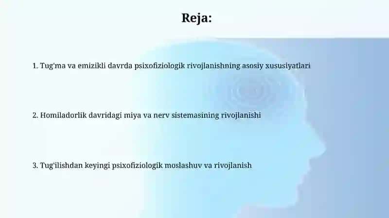 Prenatal va chaqaloqlik davridagi psixofiziologik rivojlanishga xos xususiyatlar 2