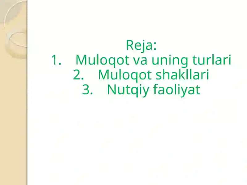 Muloqot texnikasi 2