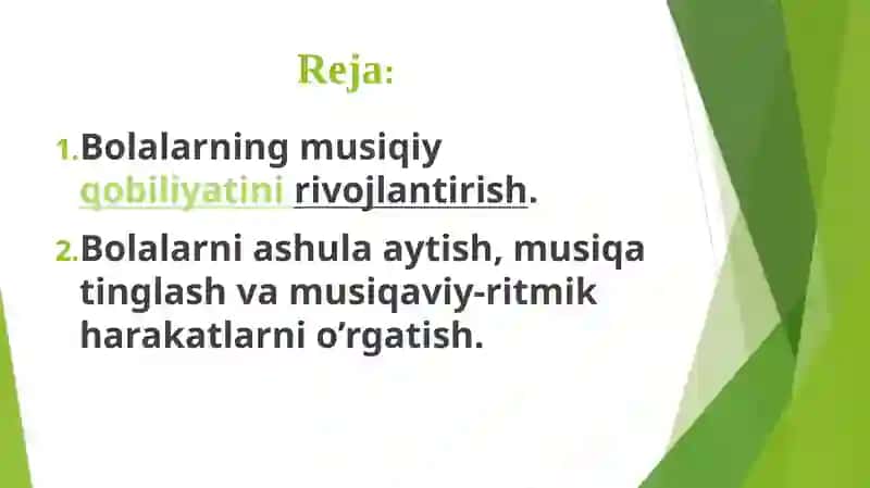 Bolalarning musiqaviy qobiliyatinirivojlantirish 2