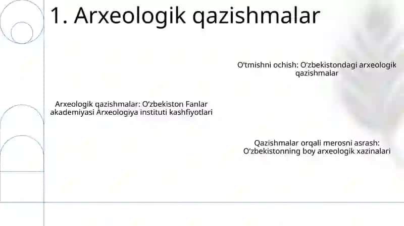 Arxeologiya Institutining Tadqiqotlari 2