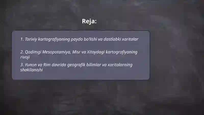 Tarixiy kartagrofiyaning shakillanishi va taraqqiyoti 2