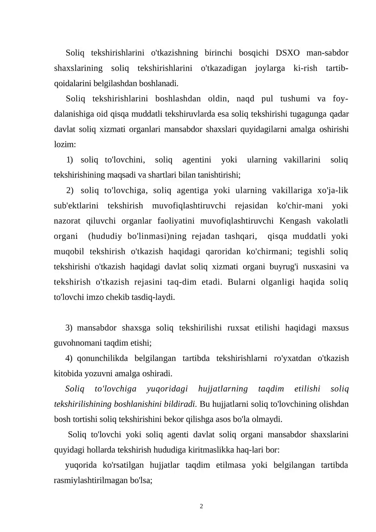 Soliq TCKSHIRISHLARINI O'TKAZISH TARTIBI 2