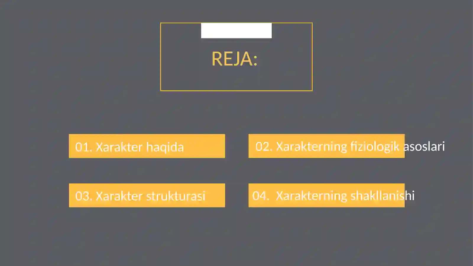 Xarakter va uning inson hayotidagi o'rni 2