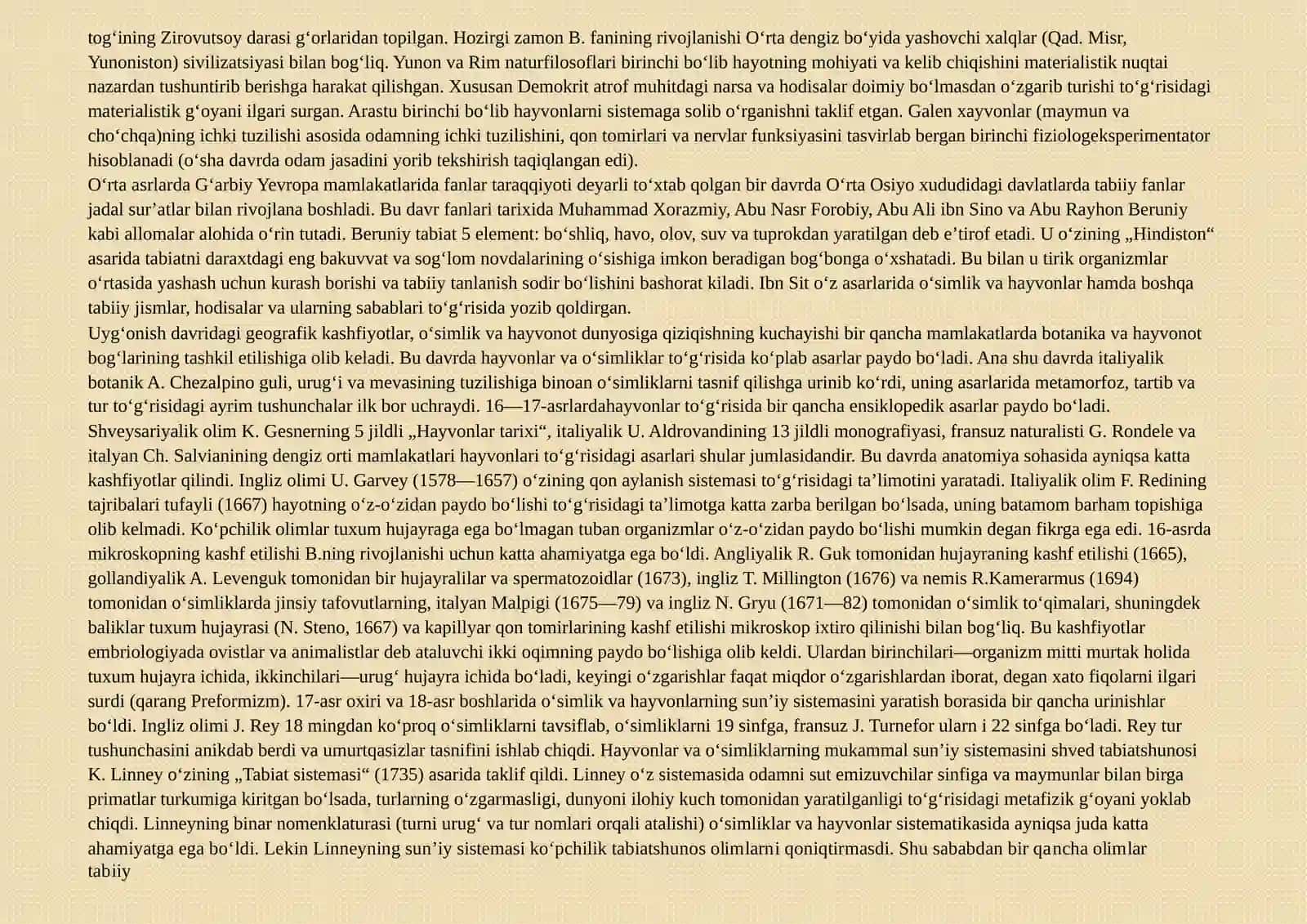Tibbiyotning biologik fanlar bilan bog'likligi 2