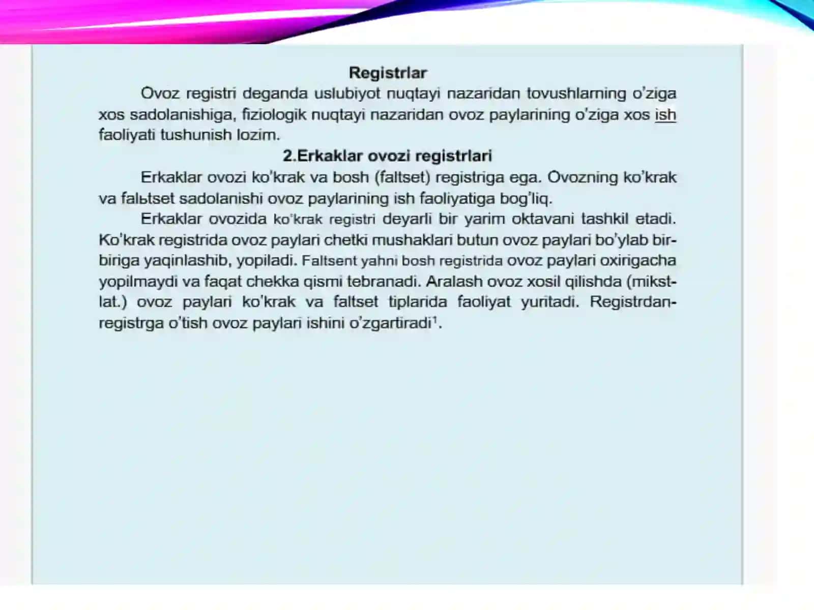 Registrtushunchasi.Tovushhujumi(Atakasi)tovushtayanchitushunchasi 2
