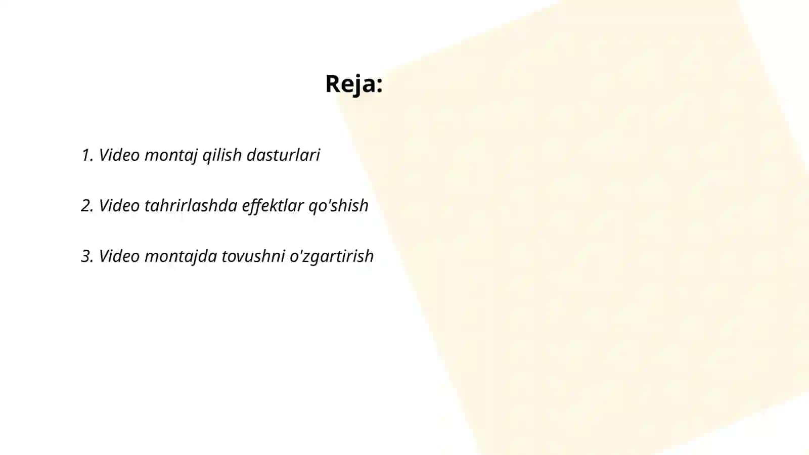 Video montaj qilish dasturlari 2