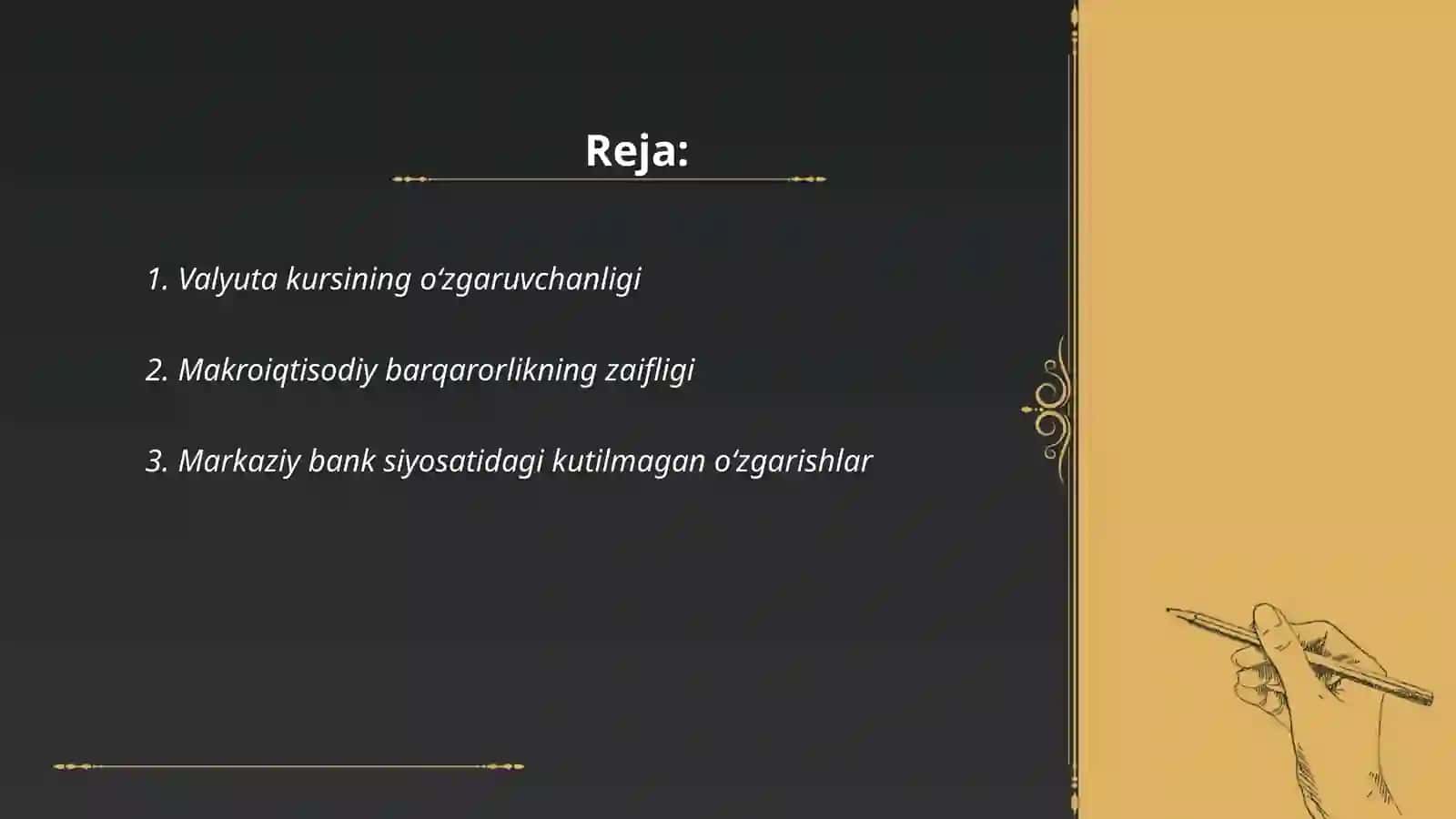 Valyuta risklarining yuzaga kelish sabablari 2