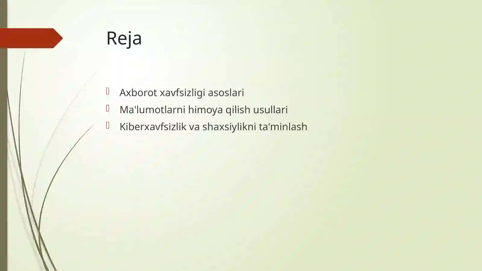 Axborot xavfsizligi asoslari 2