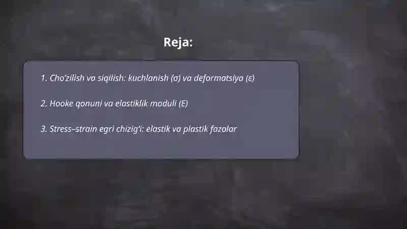 Cho’zilishga va siqilishga mustahkamlik hisoblari 2