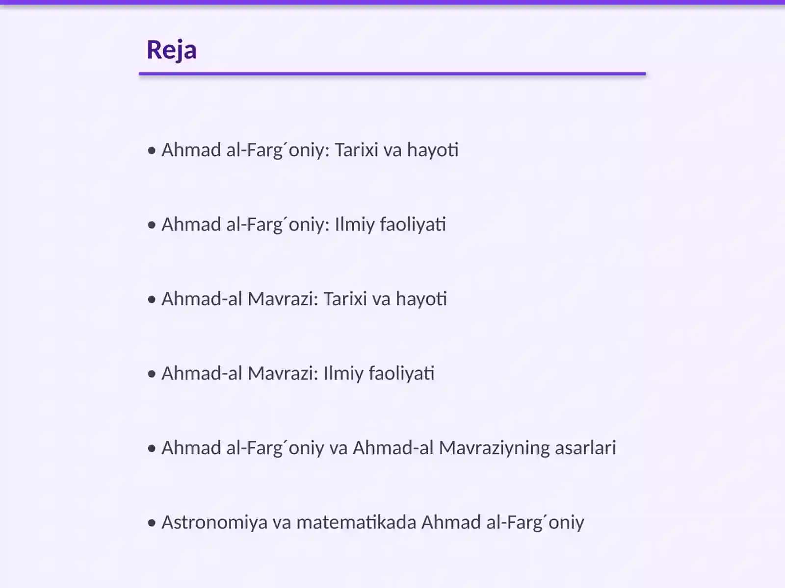 Ahmad al-Farg´oniy va Ahmad-al Mavraziyning hayoti va faolyati 2