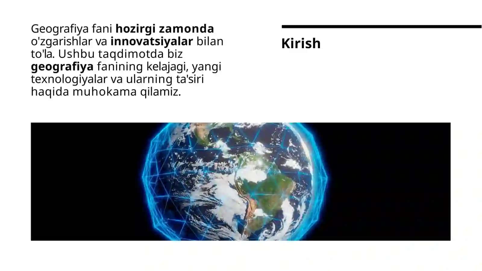 Hozirgi zaman geografiyasi fanining istiqbollari 2