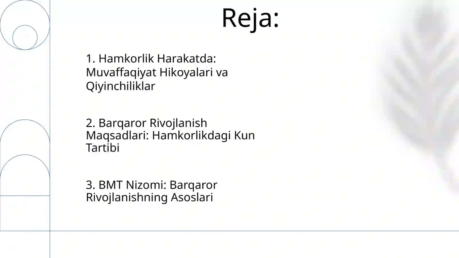 Barqaror Rivojlanish Maqsadlari 2