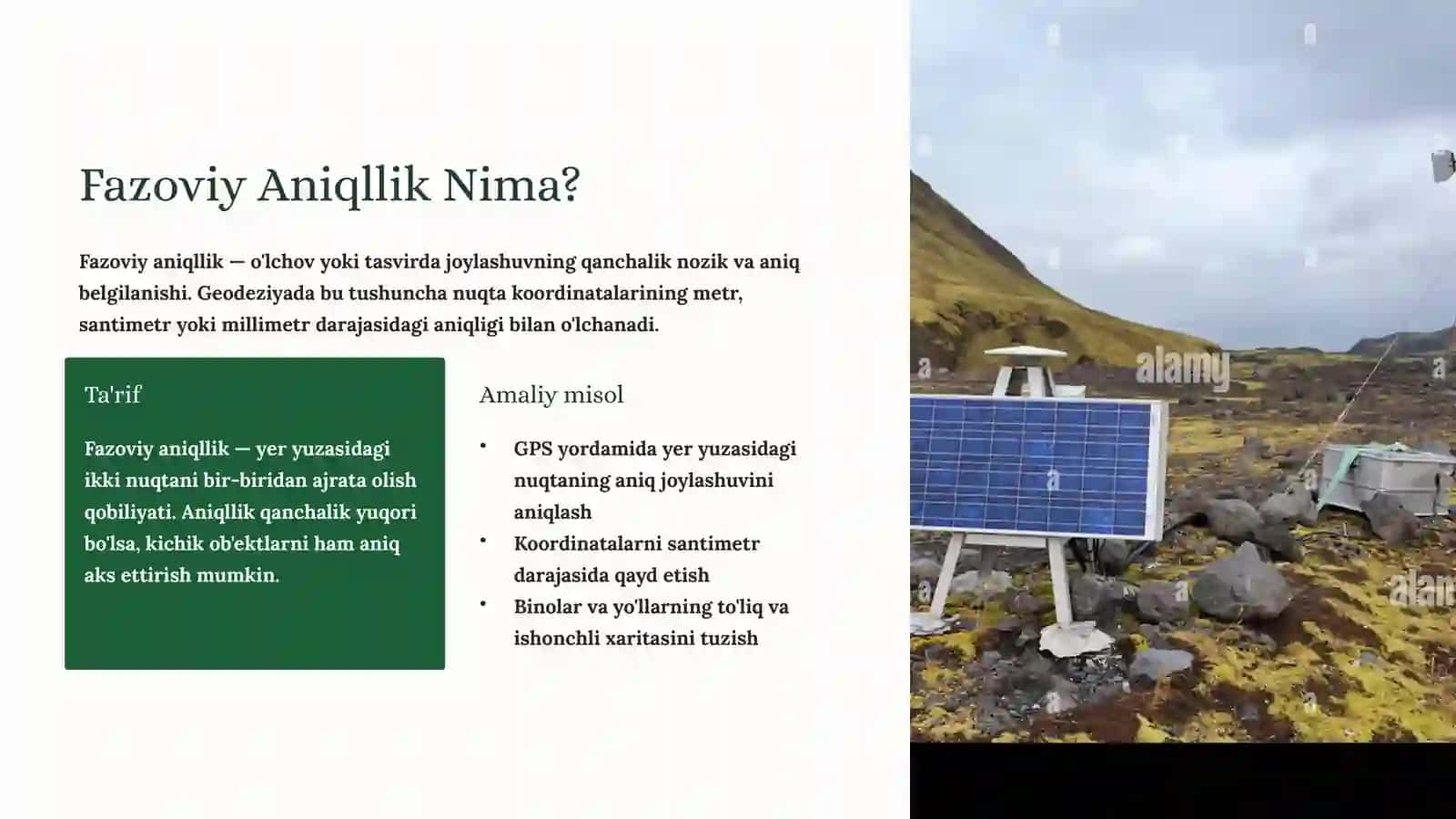 Fazoviy, Spektral va Vaqtinchalik Aniqllik (Rezolyutsiya) Tushunchalari 2