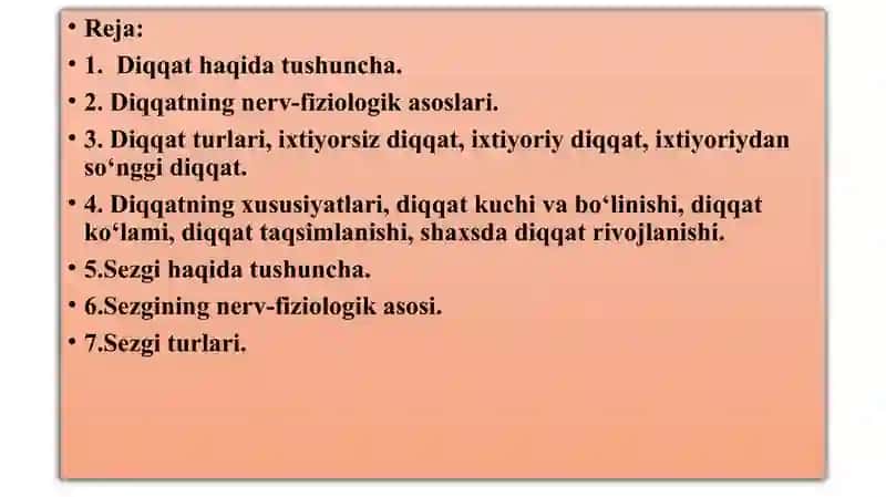 Diqqat va Sezgi 2