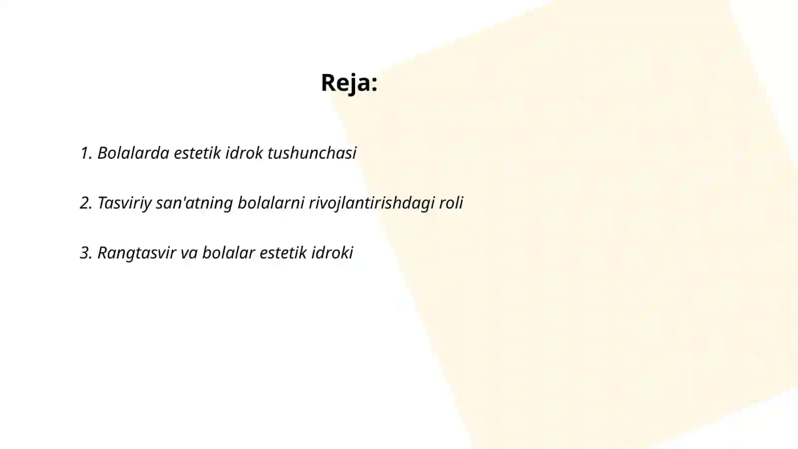 Bolalarda estetik idrok etishni shakllantirishda tasviriy san’atning ahamiyati 2