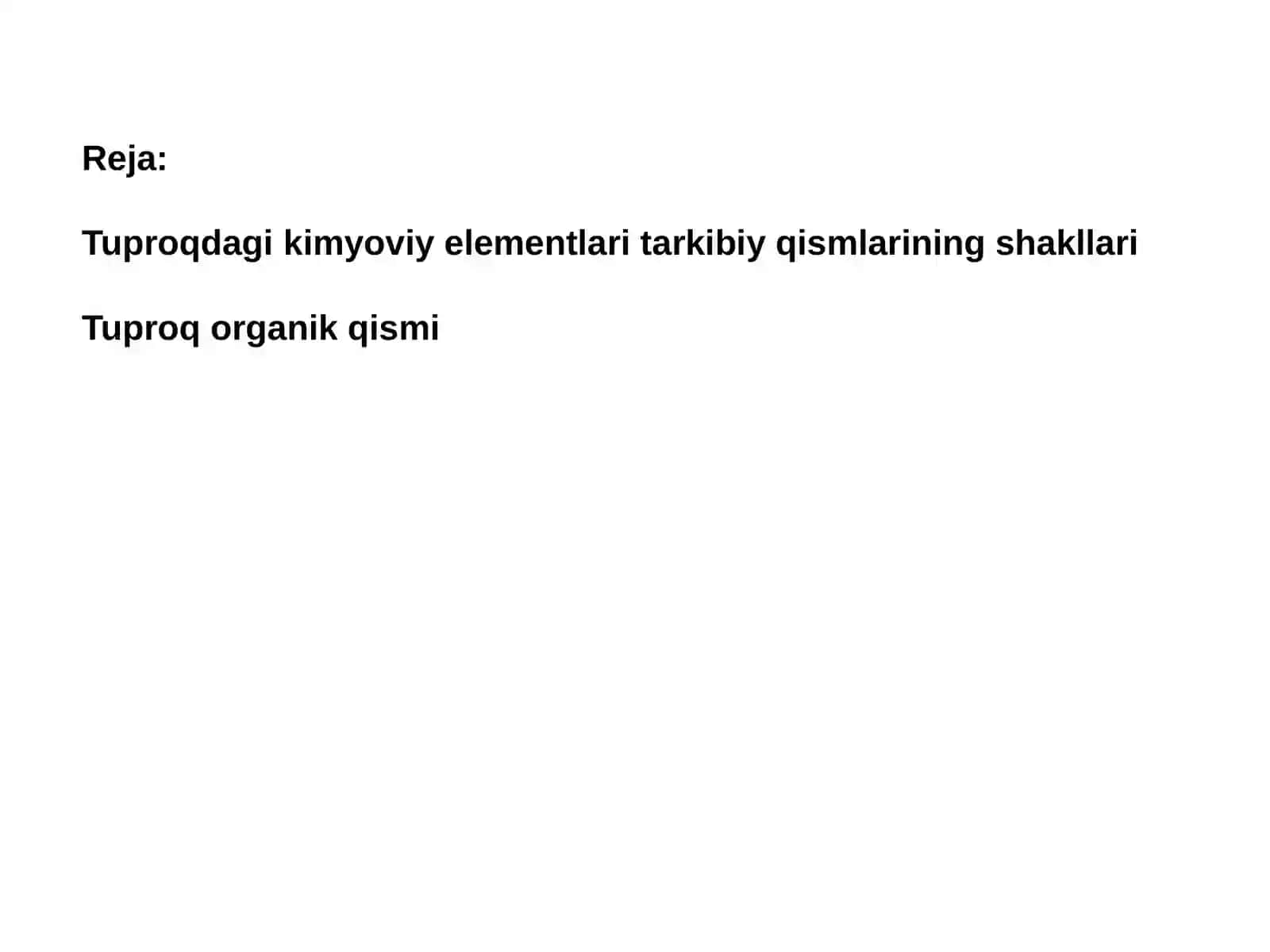 TUPROQNING KIMYVIY VA ORGANIK QISMLARINING AHAMIYATI 2
