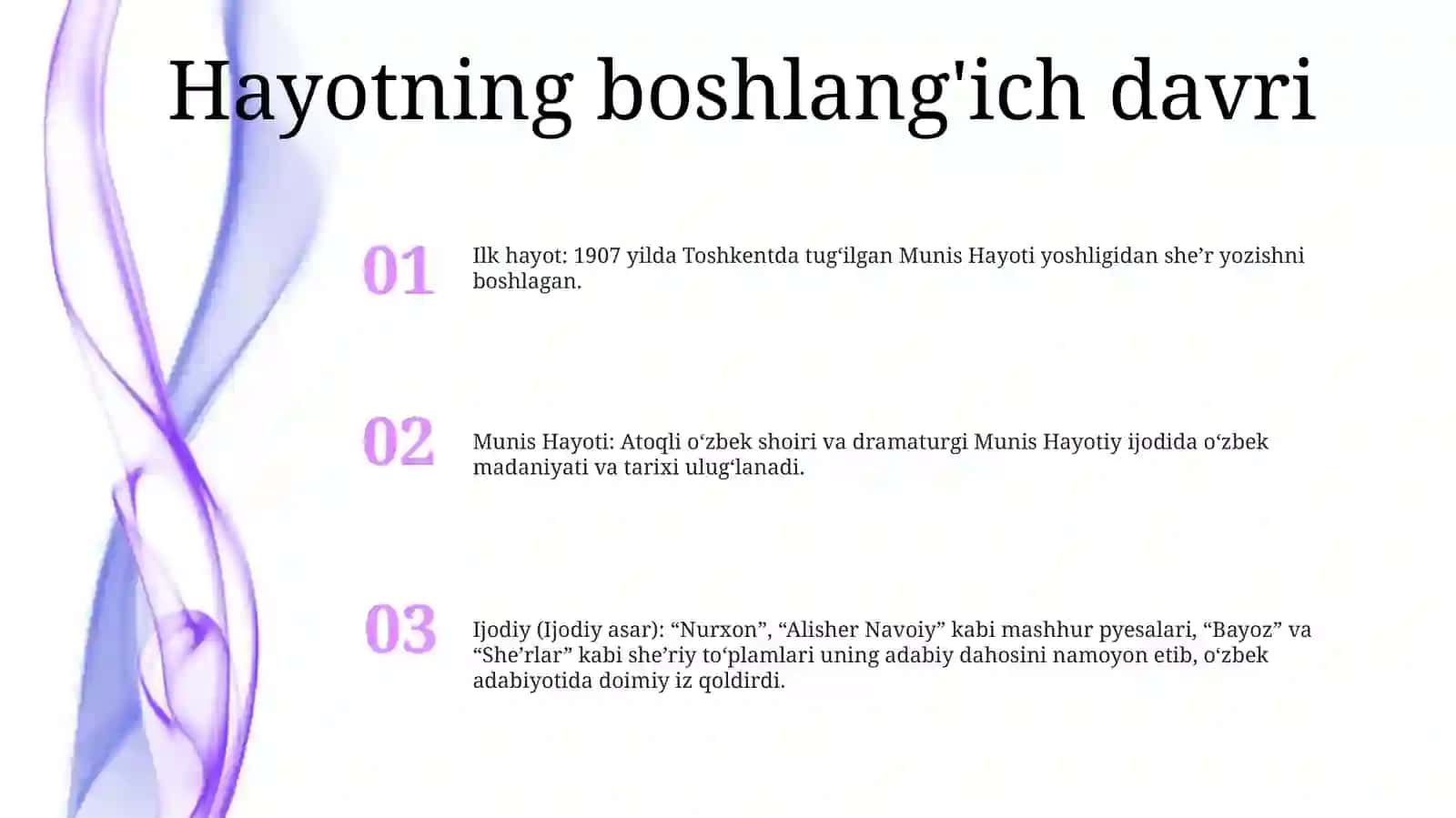 Munis HayotiVaIjodi 2