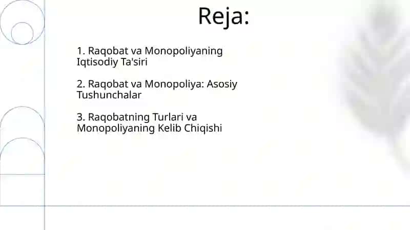 Raqobat va Monopoliya 2