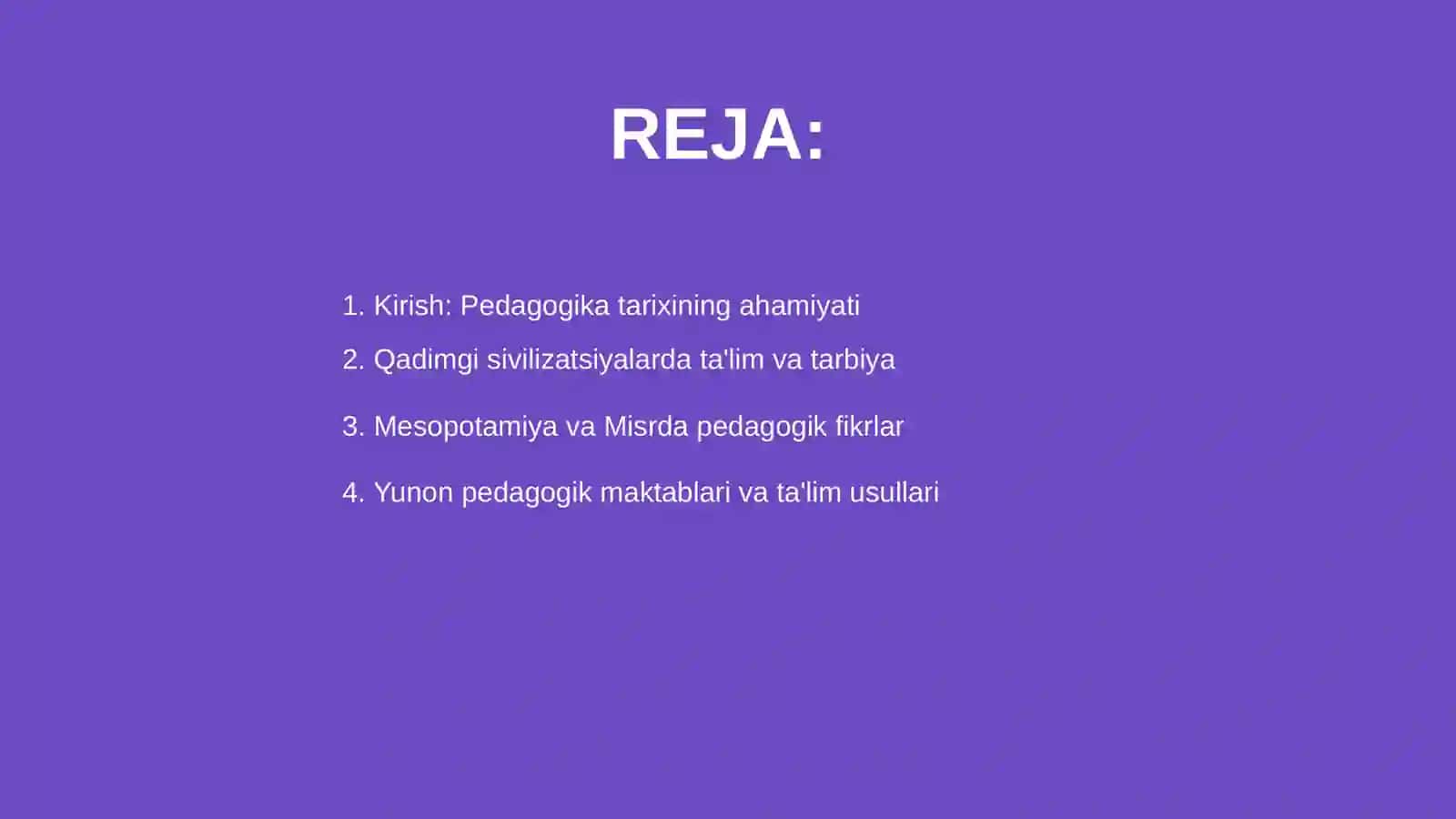 Pedagogika tarixi kursi 2