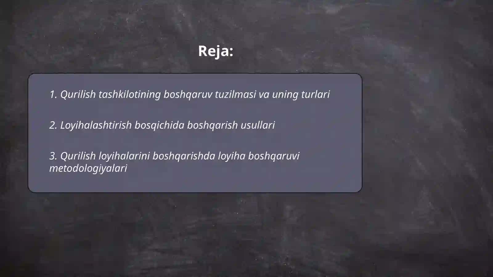Qurilishni boshqarishning tashkiliy shakllari va usullari 2