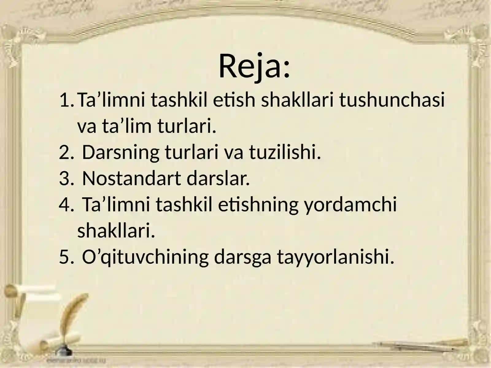 TA’LIMNI TASHKIL ETISH SHAKILLARI 2