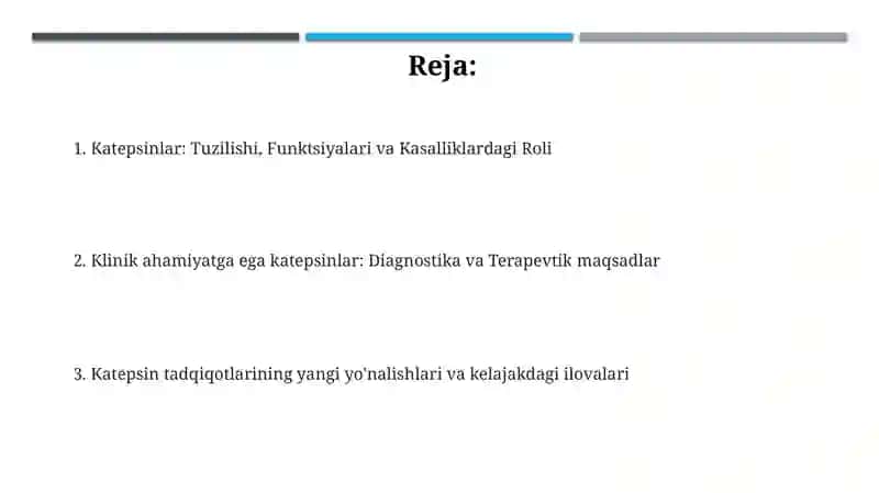 Katepsinlar: Tuzilishi, Funktsiyalari va Kasalliklardagi Roli 2