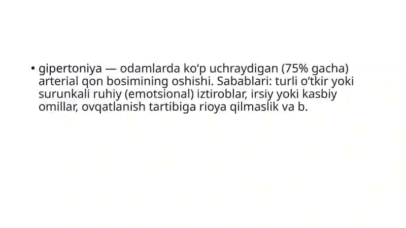 Gipotenziv vositalar 2