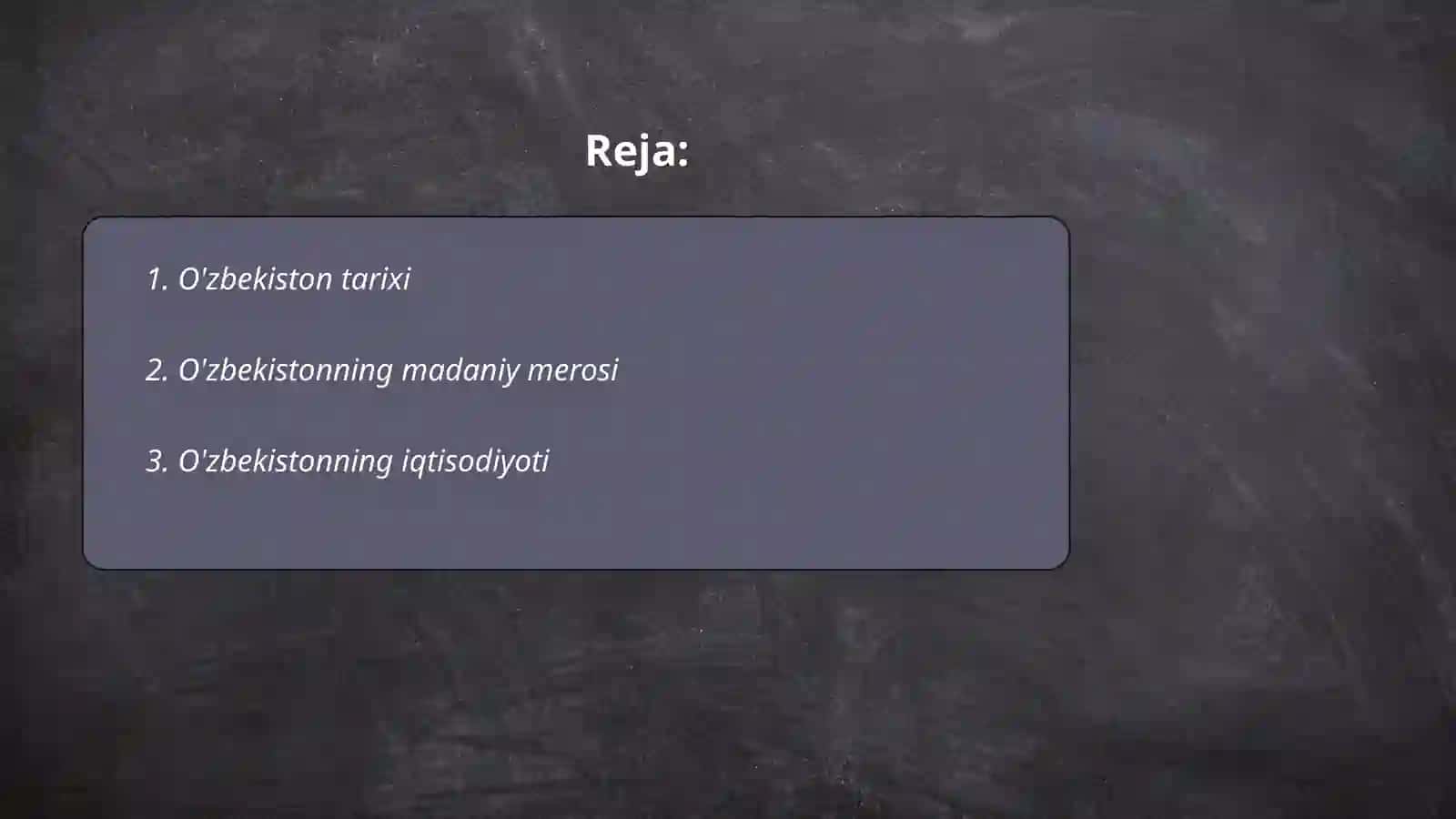 O'zbekiston tarixi 2