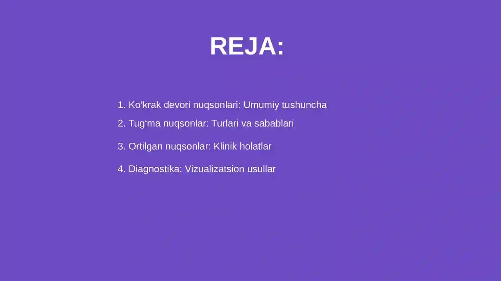 Ko‘krak devori nuqsonlari 2