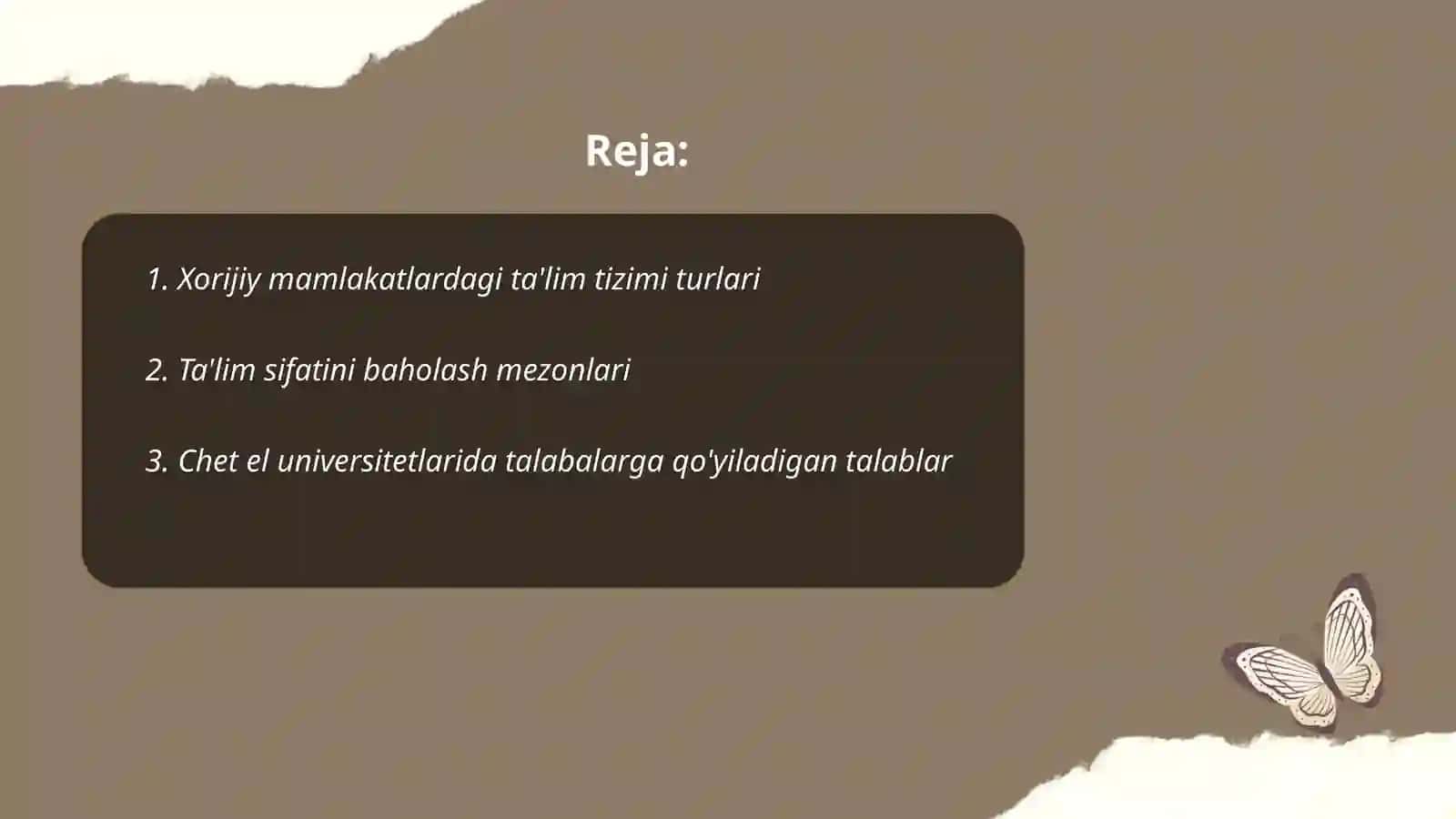 Xorijiy mamlakatlarda ta’lim-tarbiya tizimi, chet el ta’limi taraqqiyotining asosiy yo‘nalishlari 2
