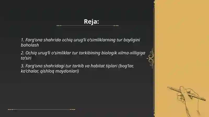Farg'ona shahridagi ochiq urug'li osimliklar 2