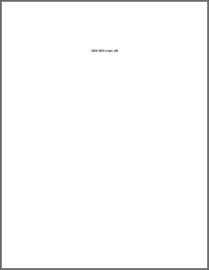 MICROSOFT WORD DASTURIDA ISHLASH KOʻNIKMALARI 2