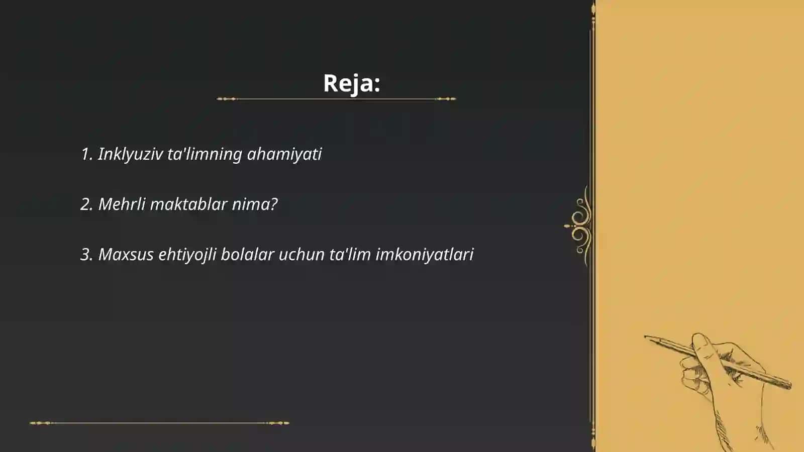 Inklyuziv Ta'lim va Mehrli Maktablarga Bolalarni Jalb Etish 2