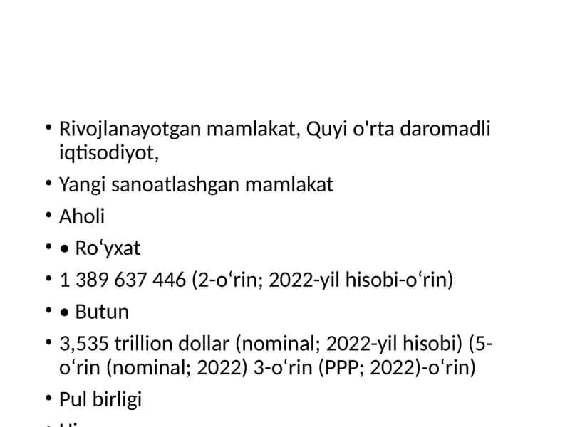 Hindiston iqtisodiyoti 2