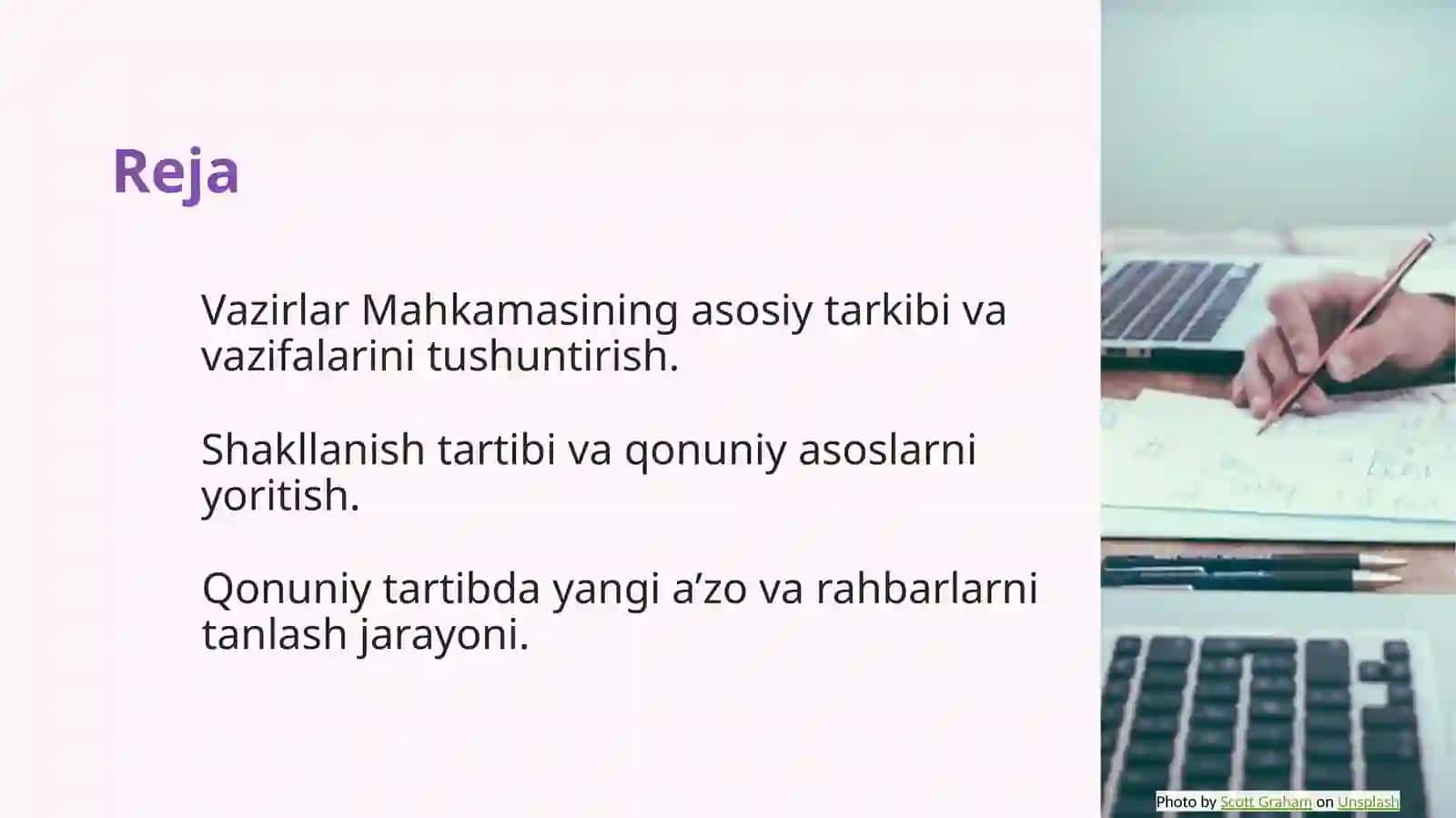 Vazirlar Mahkamasining tarkibi va uni shakllantirish tartibi 2