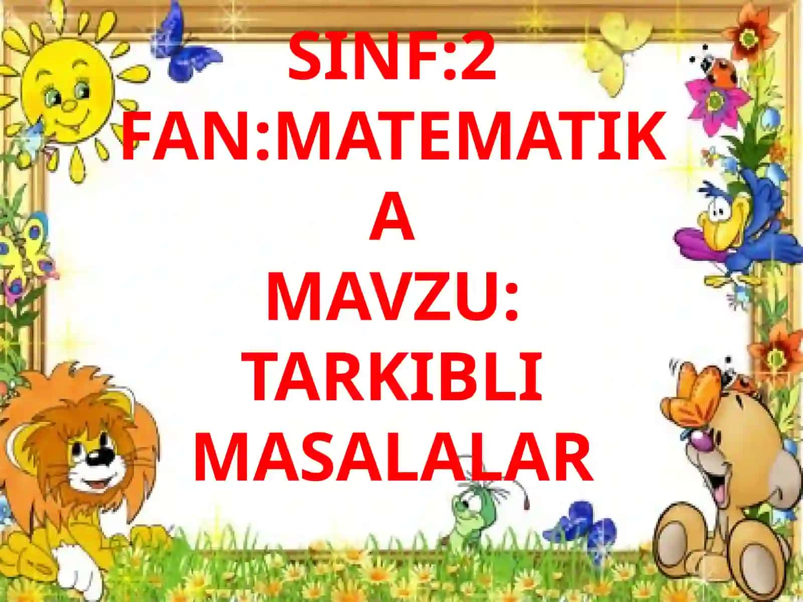 Ta’limiy maqsadlar 2