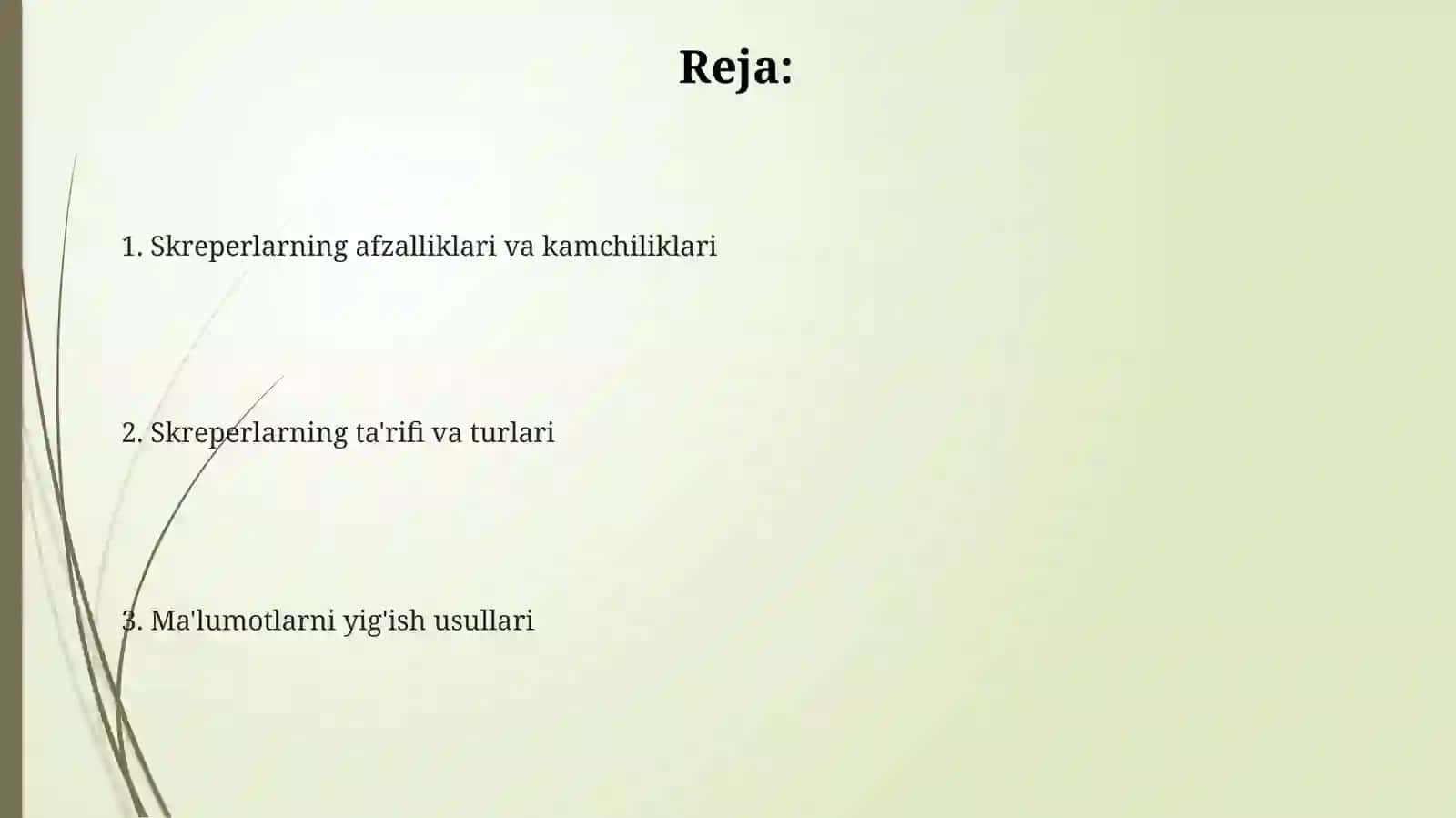 Ma'lumotlar Bazasi Skreperlari 2