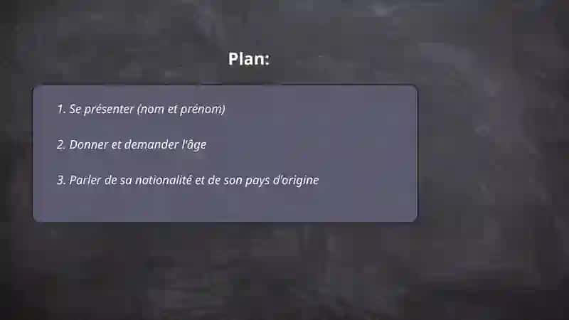 Faire connaissance 2