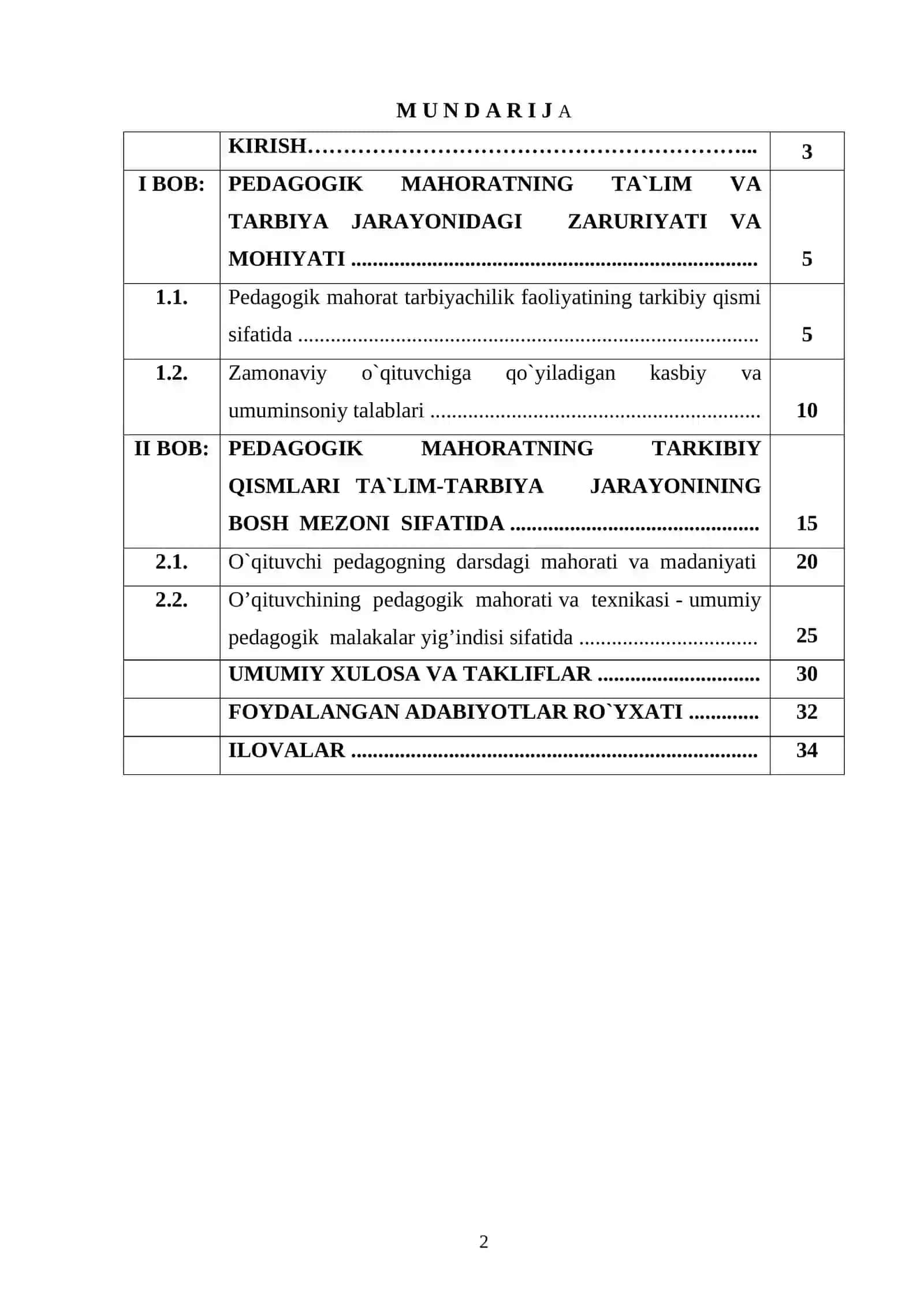 PEDAGOGIK MAHORATNING TA`LIM VA TARBIYA JARAYONIDAGI ZARURIYATI VA MOHIYATI 2