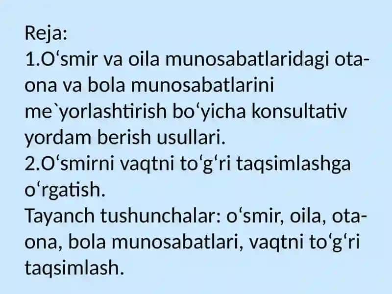 XULQ OG‘ISHIGA EGA BO‘LGAN O‘SMIRLARNI QAYTA TARBIYALASHNING AMALIY MASALALARI 2