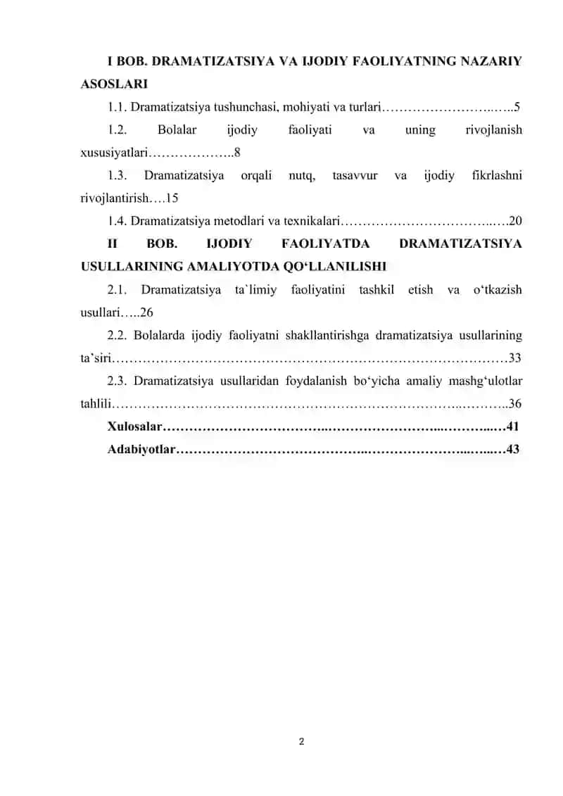 Ijtimoiy faoliyatda drammatizatsiya usullaridan foydalanish. 2
