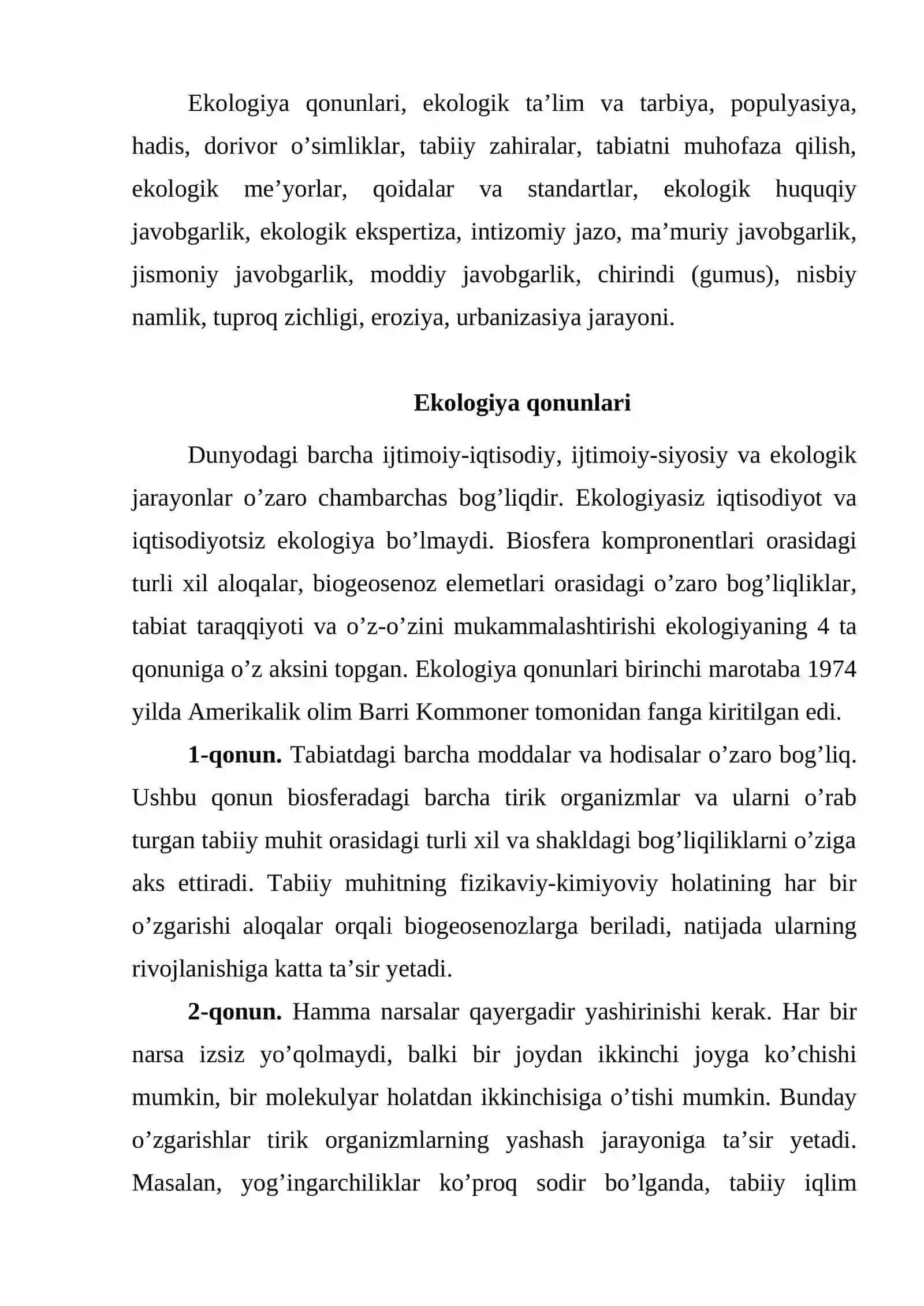 Atrof-muhit muxofazasida inson va tabiat o'rtasidagi munosabatlar 2