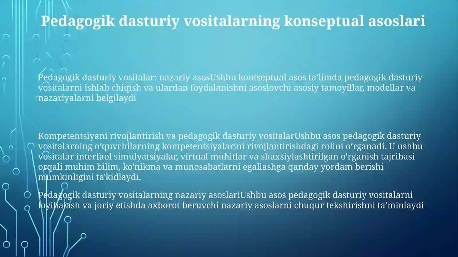 Kompitentlikni Shakillantirishda Pedagogik Dasturiy Vositalarning Nazariy Asoslari 2