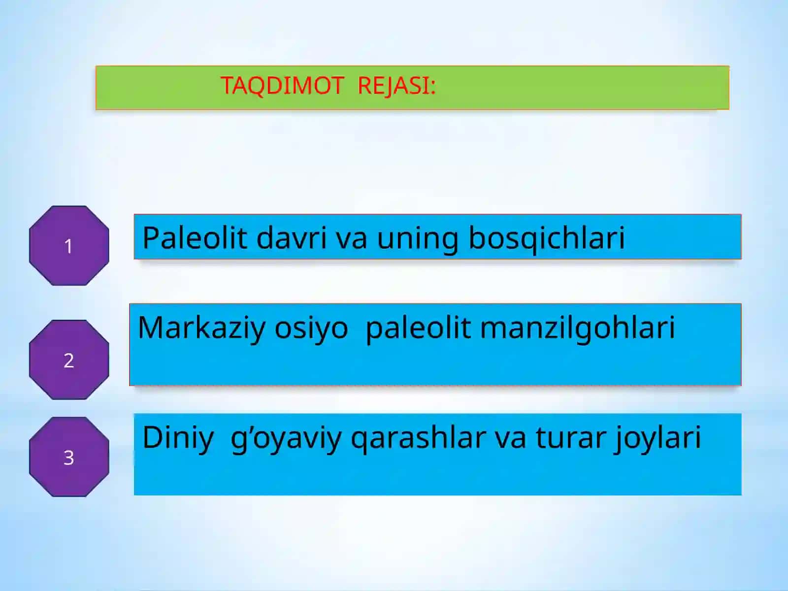 Markaziyosiyo paleolit manzilgohlari 2