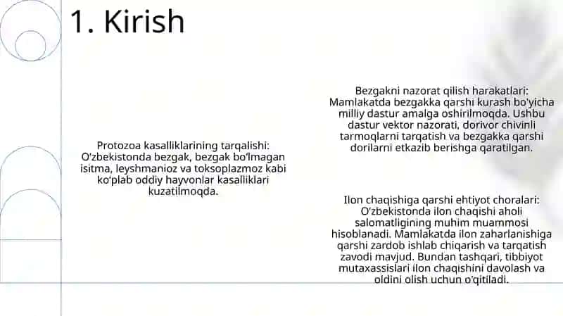 Protozooy Kasalliklari Va Ularga Qarshi Olib Borilayotgan Ishlar 2