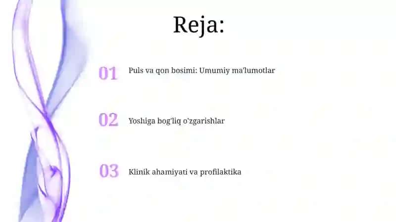 Puls va qon bosimi 2
