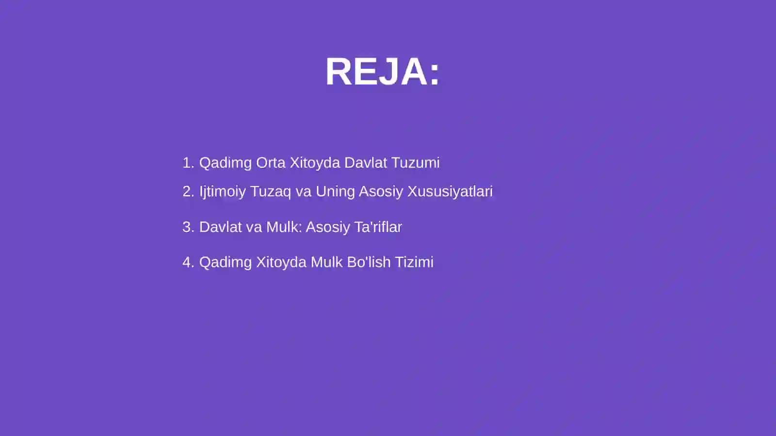 Qadimgi Orta Xitoyda Davlat va Ijtimoiy Tuzum 2