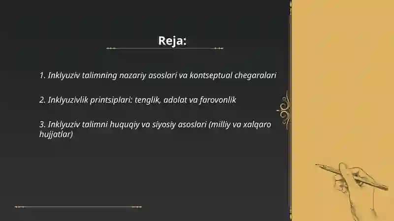 Inklyuziv talimning metodologik va nazariy asoslari 2